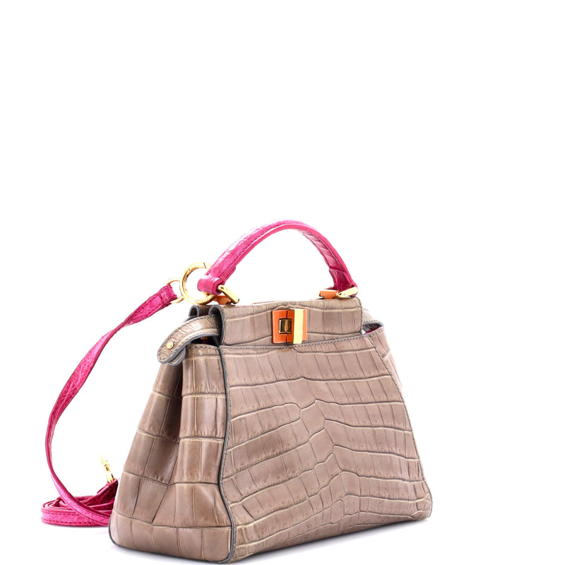 Fendi Peekaboo Bag Crocodile Mini