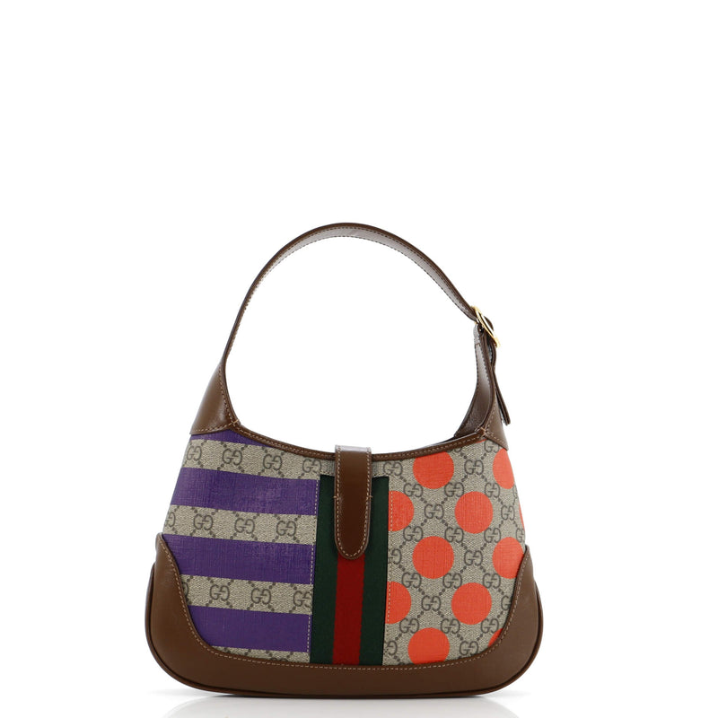 Gucci Jackie Hobo Printed Gg Coated