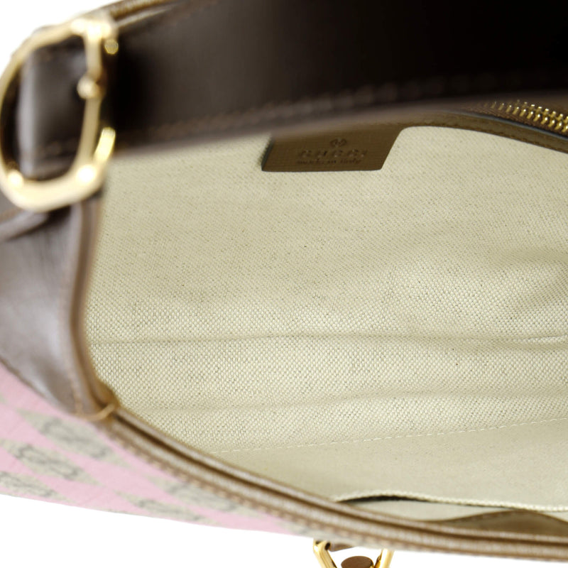 Gucci Jackie Hobo Printed Gg Coated