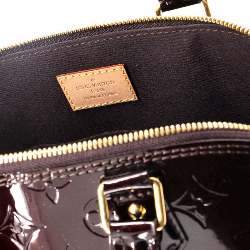 Louis Vuitton Alma Handbag Vernis Pm