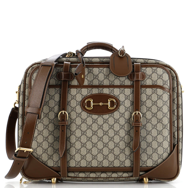 Gucci Horsebit Convertible Travel Bag Gg