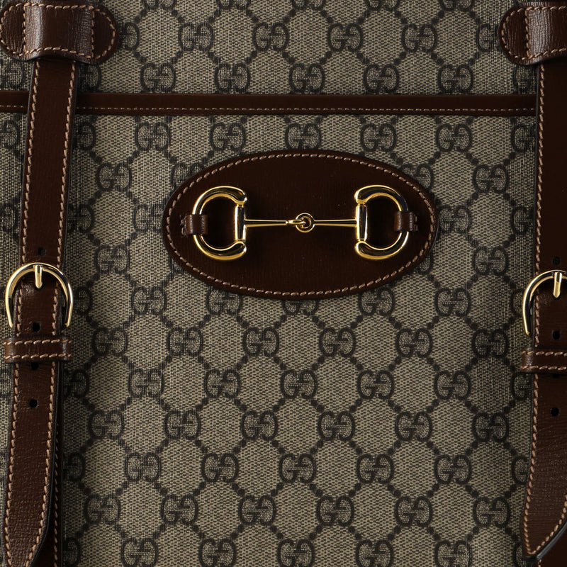 Gucci Horsebit Convertible Travel Bag Gg