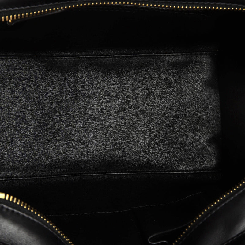 Celine Bicolor Luggage Bag Leather Micro