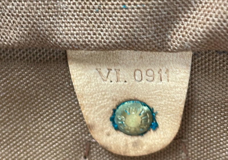 Louis Vuitton Speedy Handbag Canvas 30