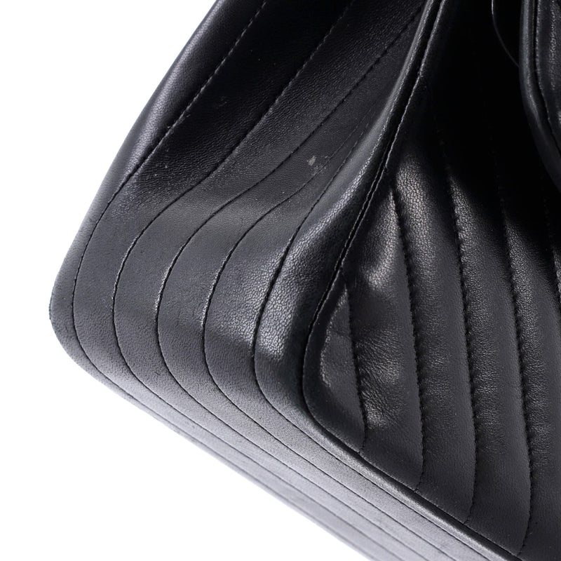 Chanel So Black Classic Double Flap Bag