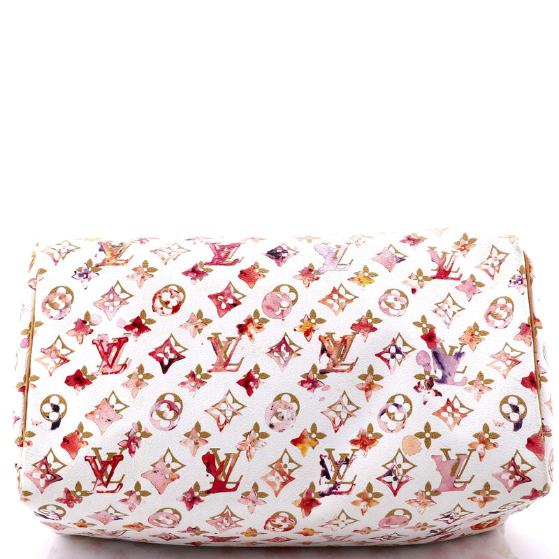 Louis Vuitton Speedy Handbag Watercolor