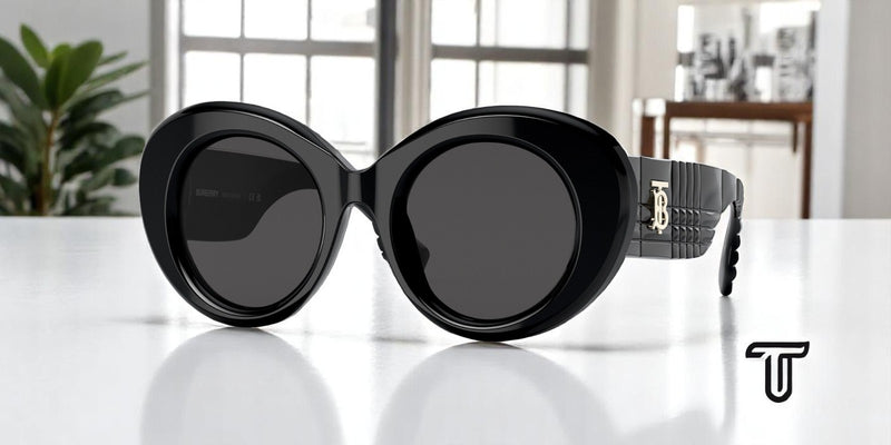 Burberry Margot Black Dark Grey 49 Mm