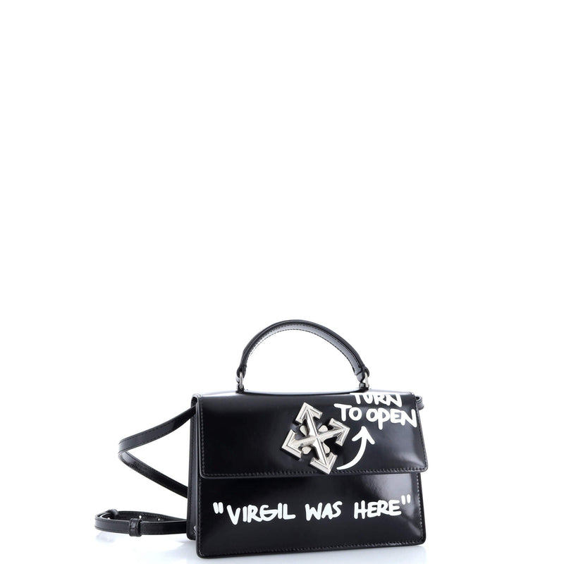 Off White Jitney 1.4 Bag Printed Leather