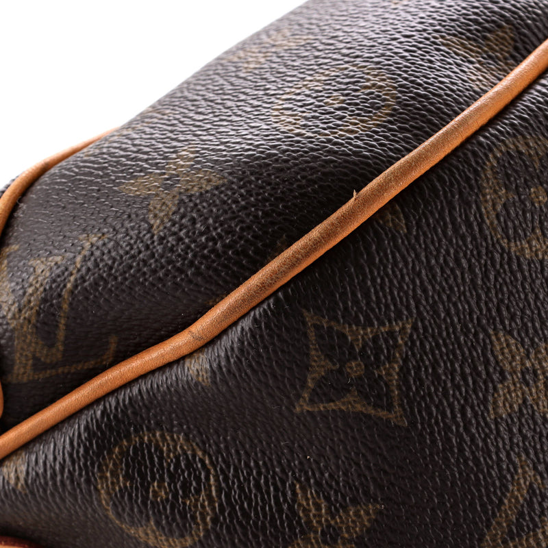 Louis Vuitton Galliera Handbag Canvas Pm