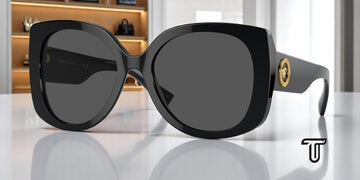 Versace Gb1 87 Black Dark Grey 56 Mm