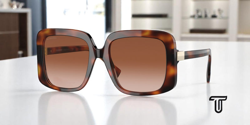 Burberry Square Light Havana Brown Grad