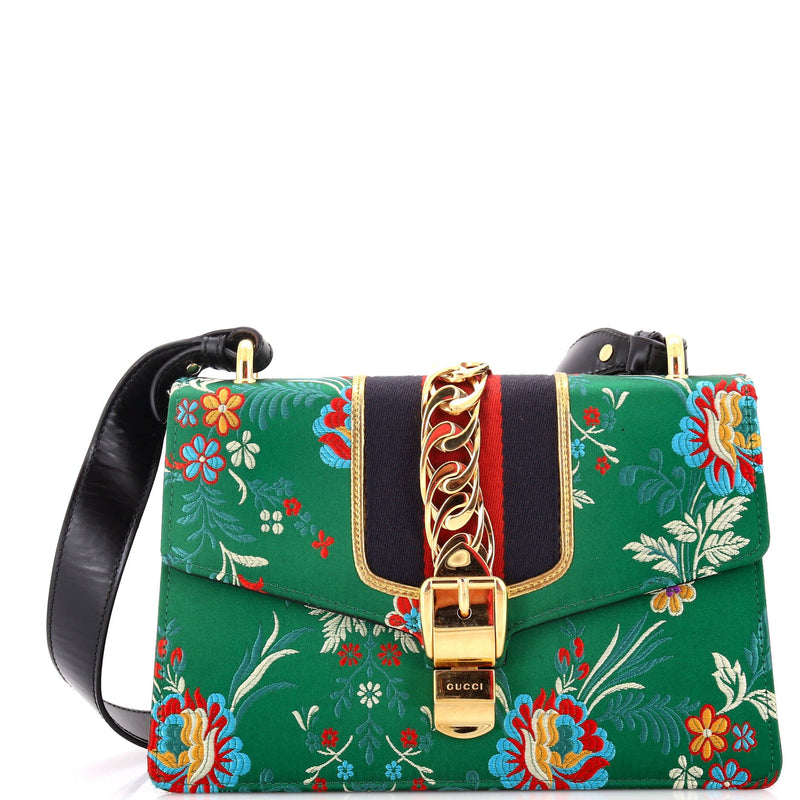 Gucci Sylvie Shoulder Bag Floral