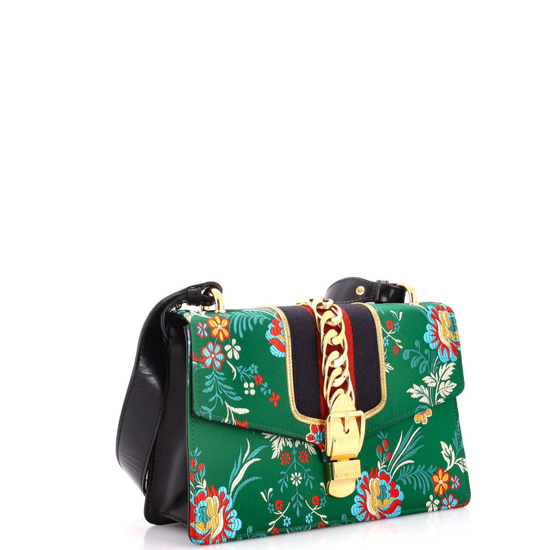 Gucci Sylvie Shoulder Bag Floral