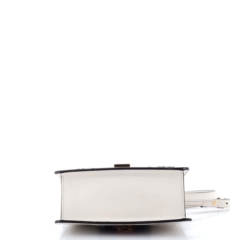 Gucci Sylvie Top Handle Bag Embroidered