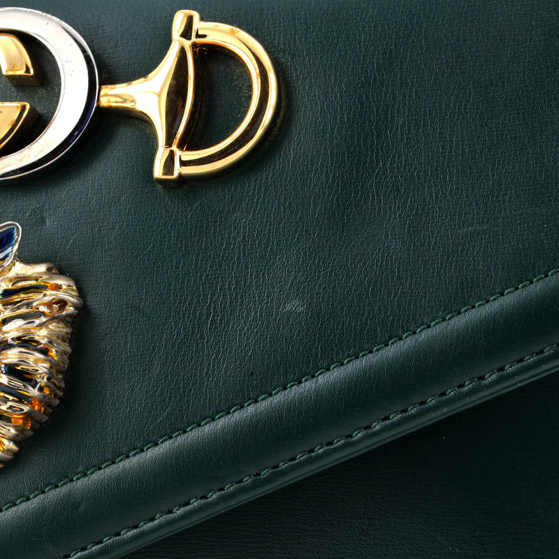 Gucci Rajah Chain Shoulder Bag Leather