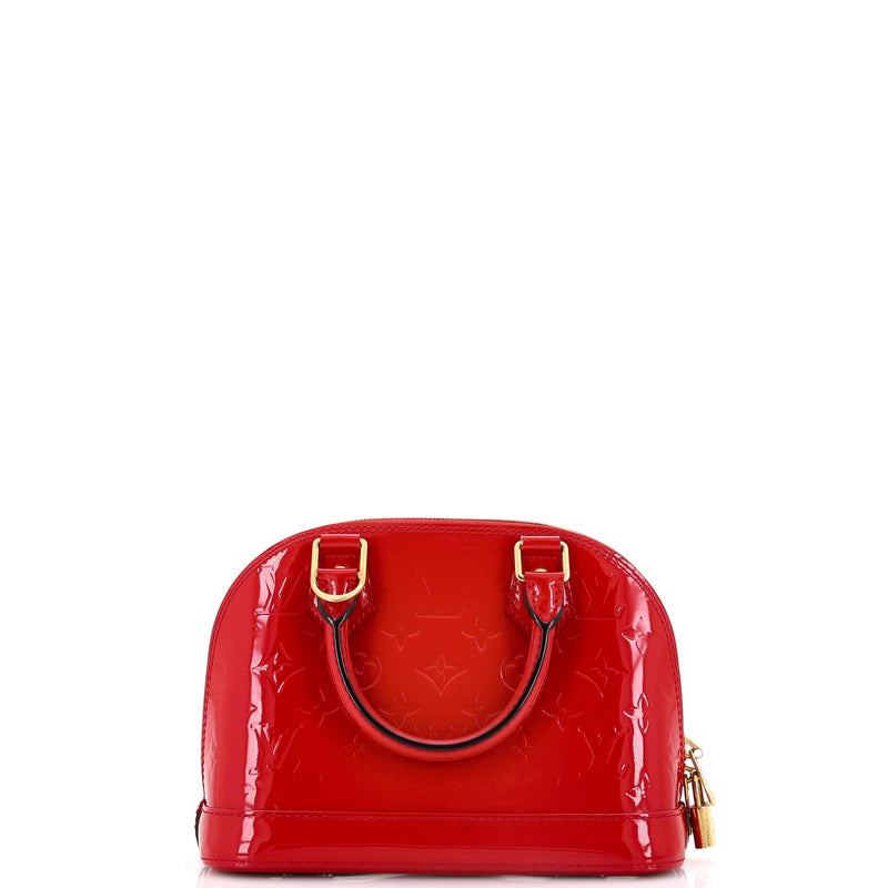 Louis Vuitton Alma Handbag Vernis Bb