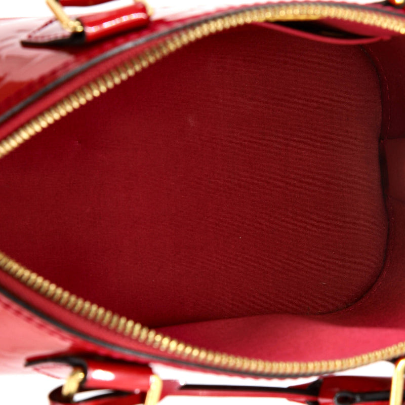 Louis Vuitton Alma Handbag Vernis Bb