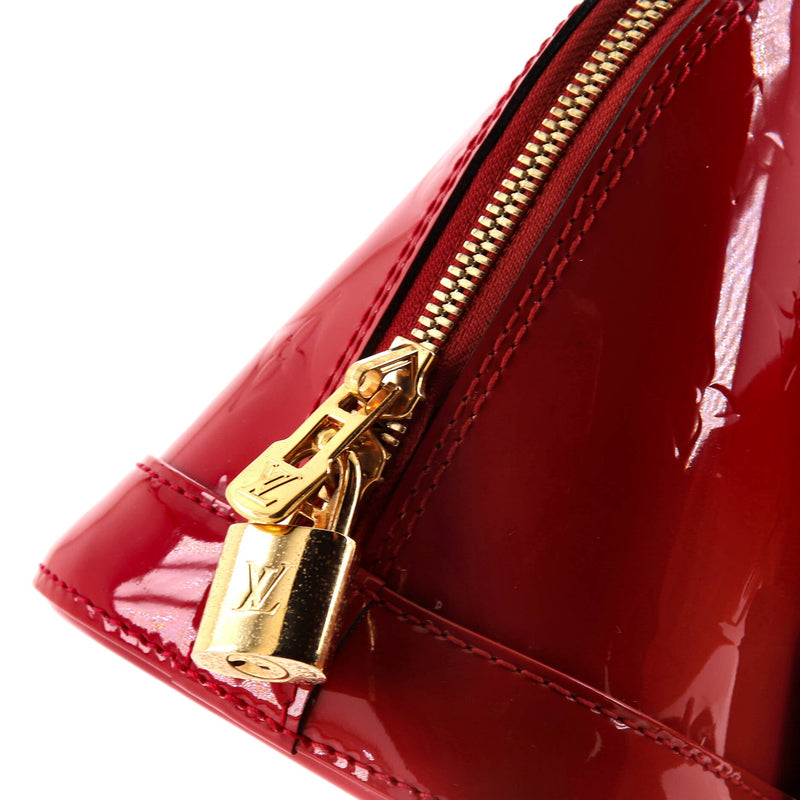 Louis Vuitton Alma Handbag Vernis Bb