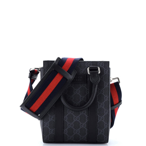 Gucci Convertible Web Open Tote Gg