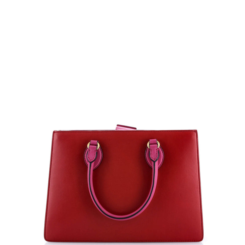 Gucci Convertible Gusset Tote Leather