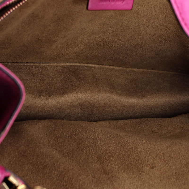 Gucci Convertible Gusset Tote Leather