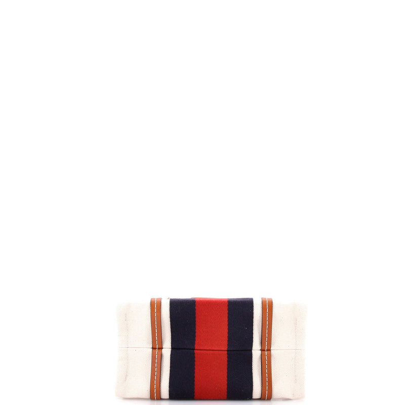 Gucci Interlocking G Web Tote Canvas