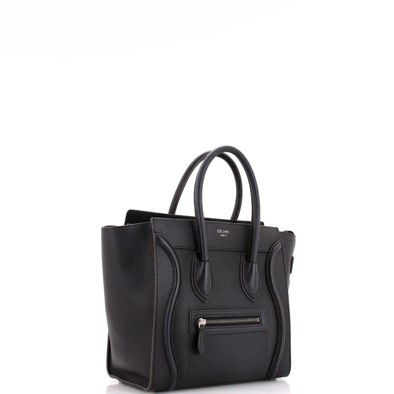 Celine Luggage Bag Grainy Leather Micro