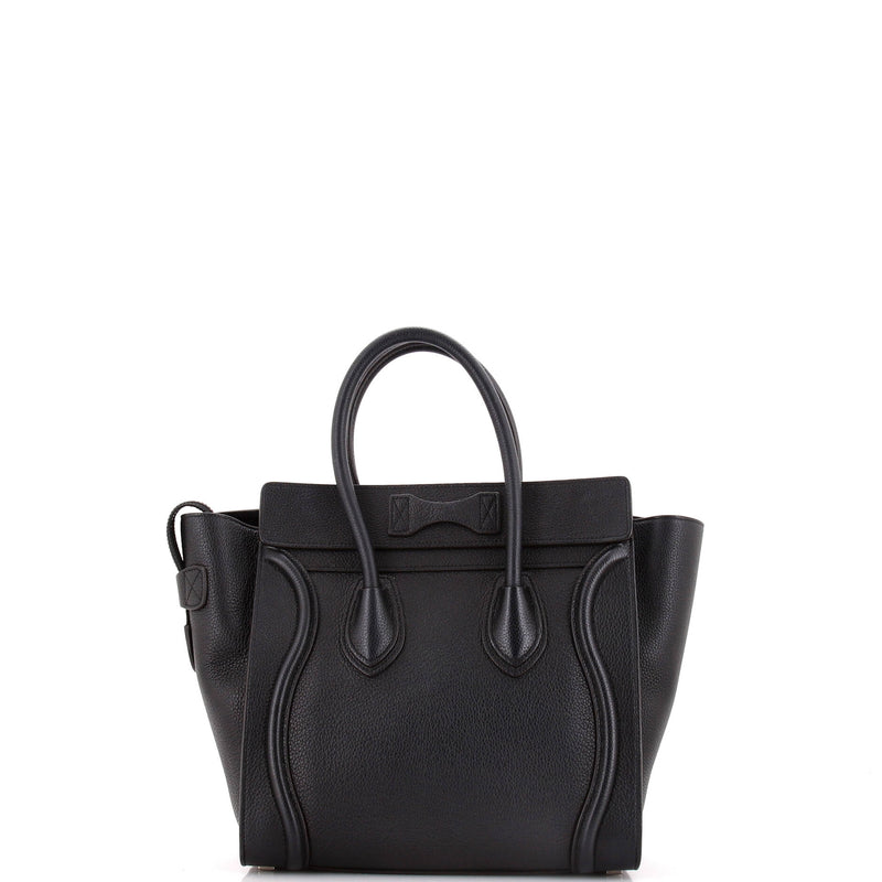 Celine Luggage Bag Grainy Leather Micro