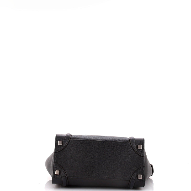 Celine Luggage Bag Grainy Leather Micro