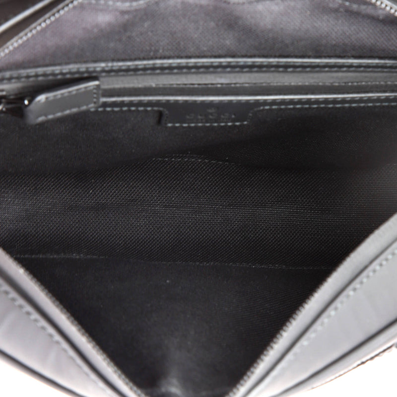 Gucci Flap Crossbody Bag Gg Rubber