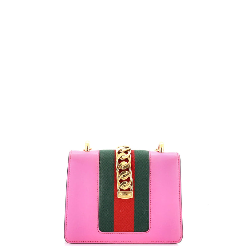 Gucci Sylvie Chain Shoulder Bag Leather