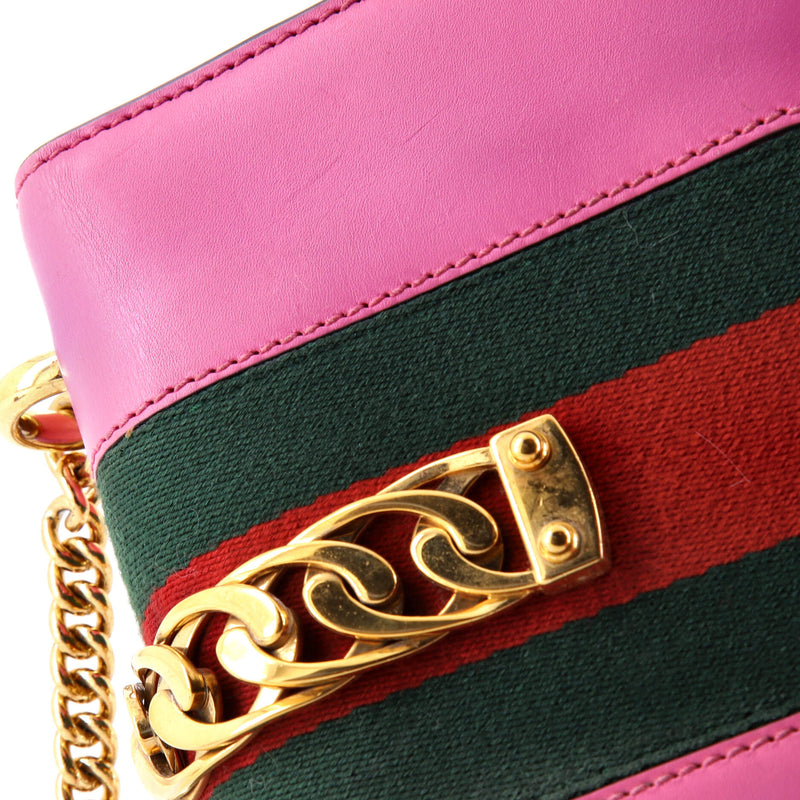 Gucci Sylvie Chain Shoulder Bag Leather