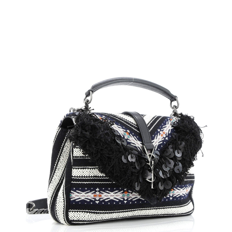 Saint Laurent Classic College Bag Canvas