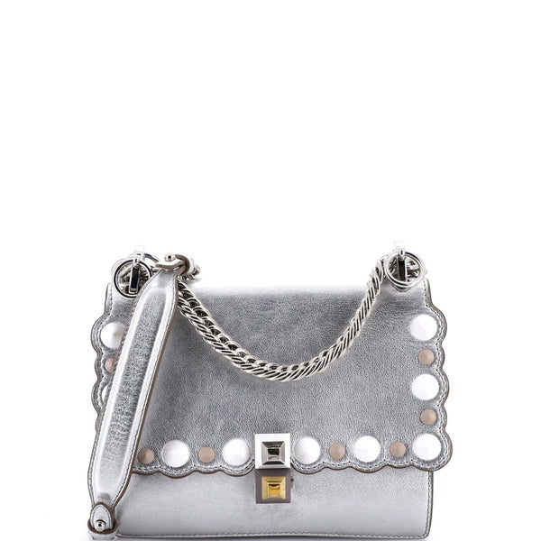 Fendi Kan I Bag Studded Leather Small
