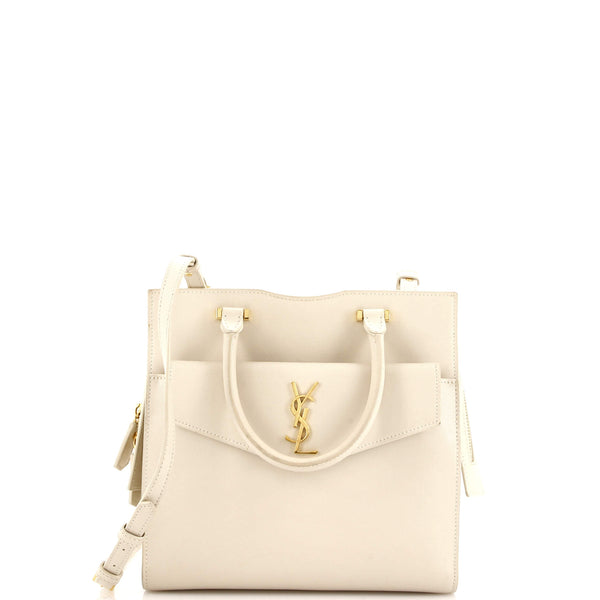 Saint Laurent Uptown Tote Leather Small