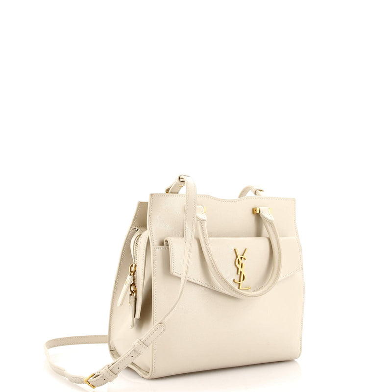 Saint Laurent Uptown Tote Leather Small