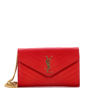 Saint Laurent Classic Wallet On Chain