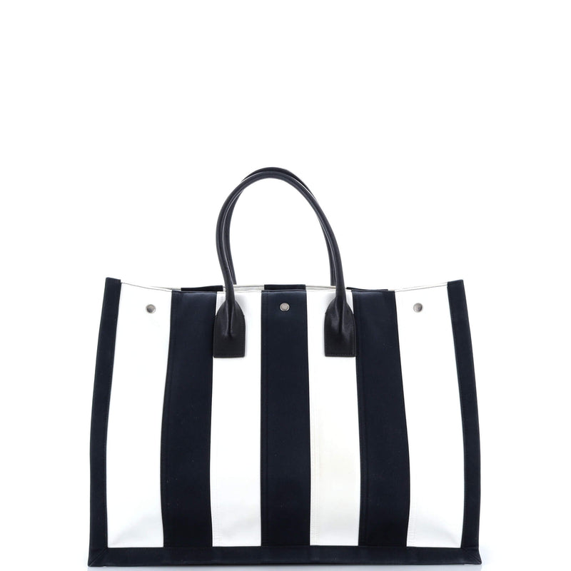 Saint Laurent Noe Shopping Tote Striped