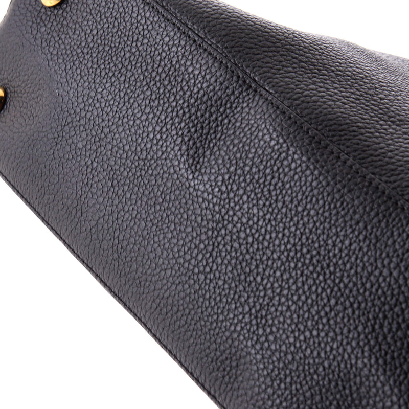 Louis Vuitton Capucines Bag Leather With