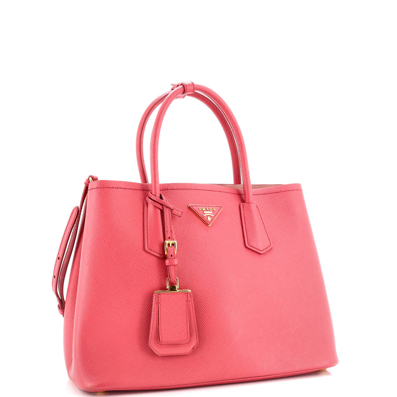 Prada Cuir Double Tote Saffiano Leather
