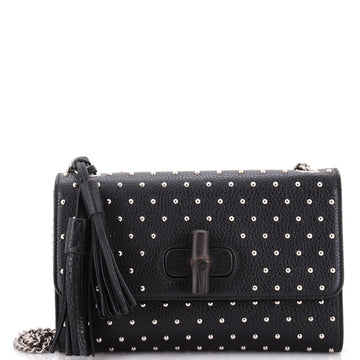Gucci Miss Bamboo Shoulder Bag Studded
