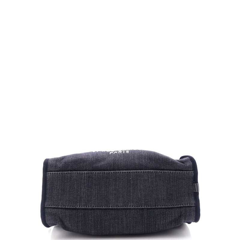 Chanel Deauville Bowling Bag Denim Small