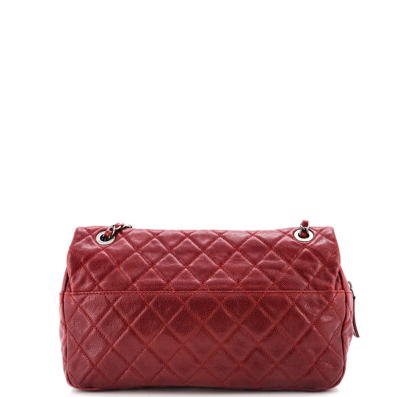 Chanel Easy Flap Bag Quilted Caviar
