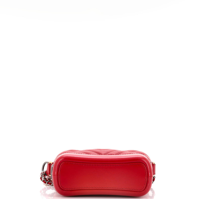 Chanel Gabrielle Hobo Chevron Aged