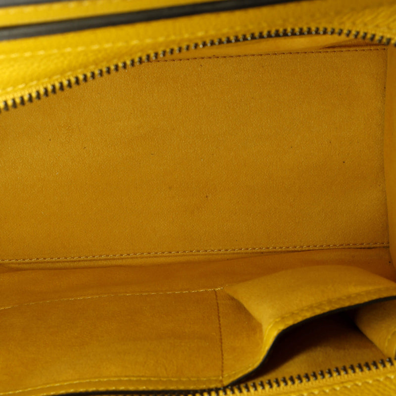 Celine Luggage Bag Grainy Leather Micro