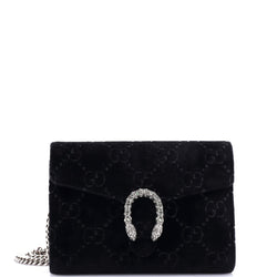Gucci Dionysus Chain Wallet Gg Velvet