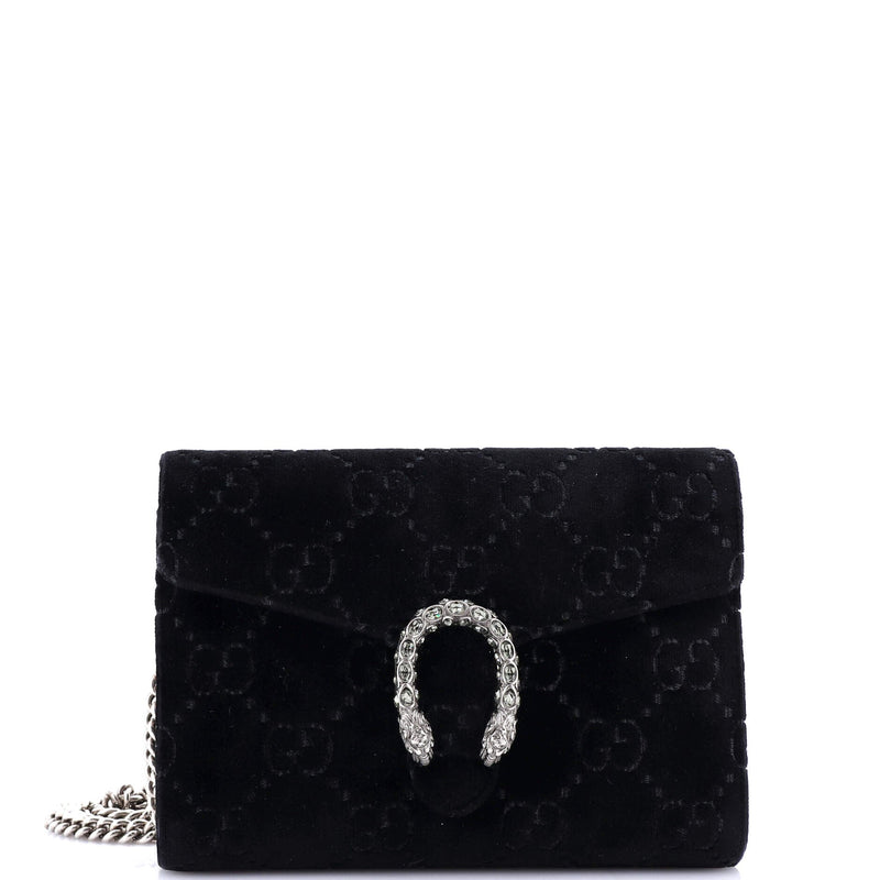 Gucci Dionysus Chain Wallet Gg Velvet