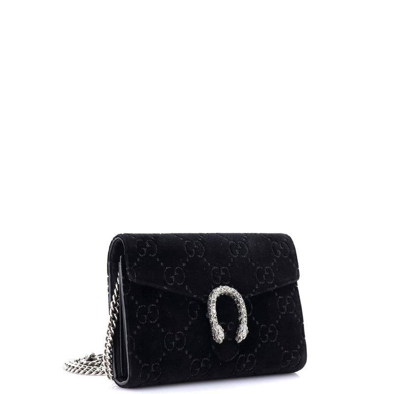 Gucci Dionysus Chain Wallet Gg Velvet