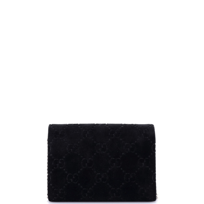 Gucci Dionysus Chain Wallet Gg Velvet