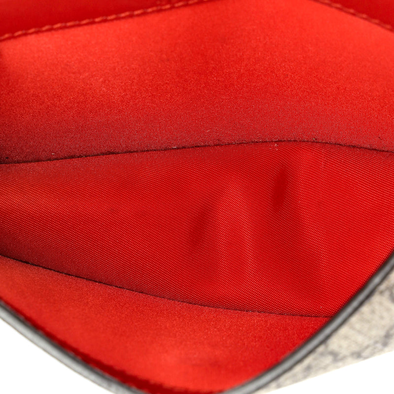 Gucci Cherries Wallet On Chain Gg Coated
